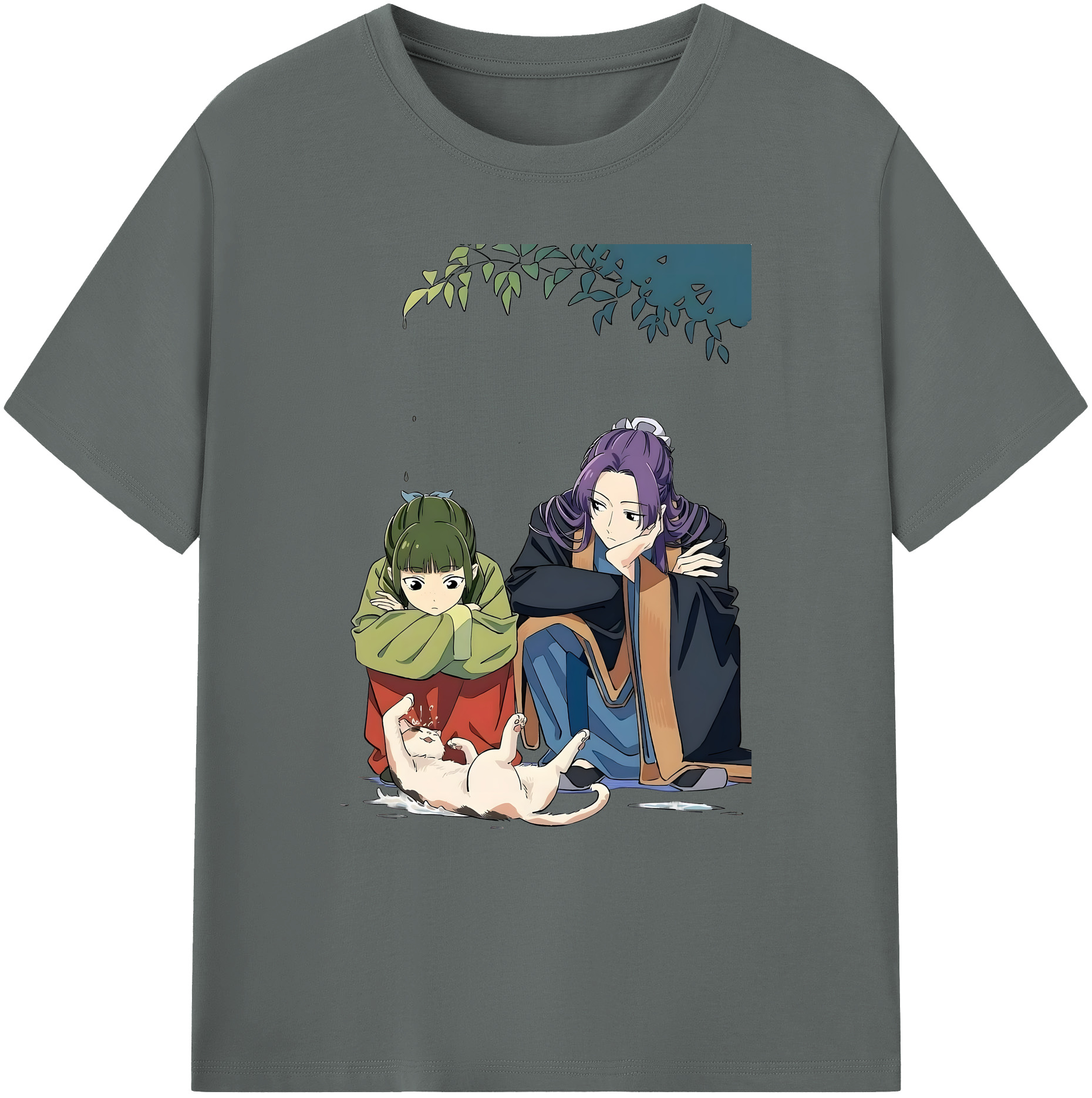 （画像用） 薬屋のひとりごと The Apothecary Diaries 綿100％ メンズ半袖Tシャツ｜肌触りやわらか＆通気性